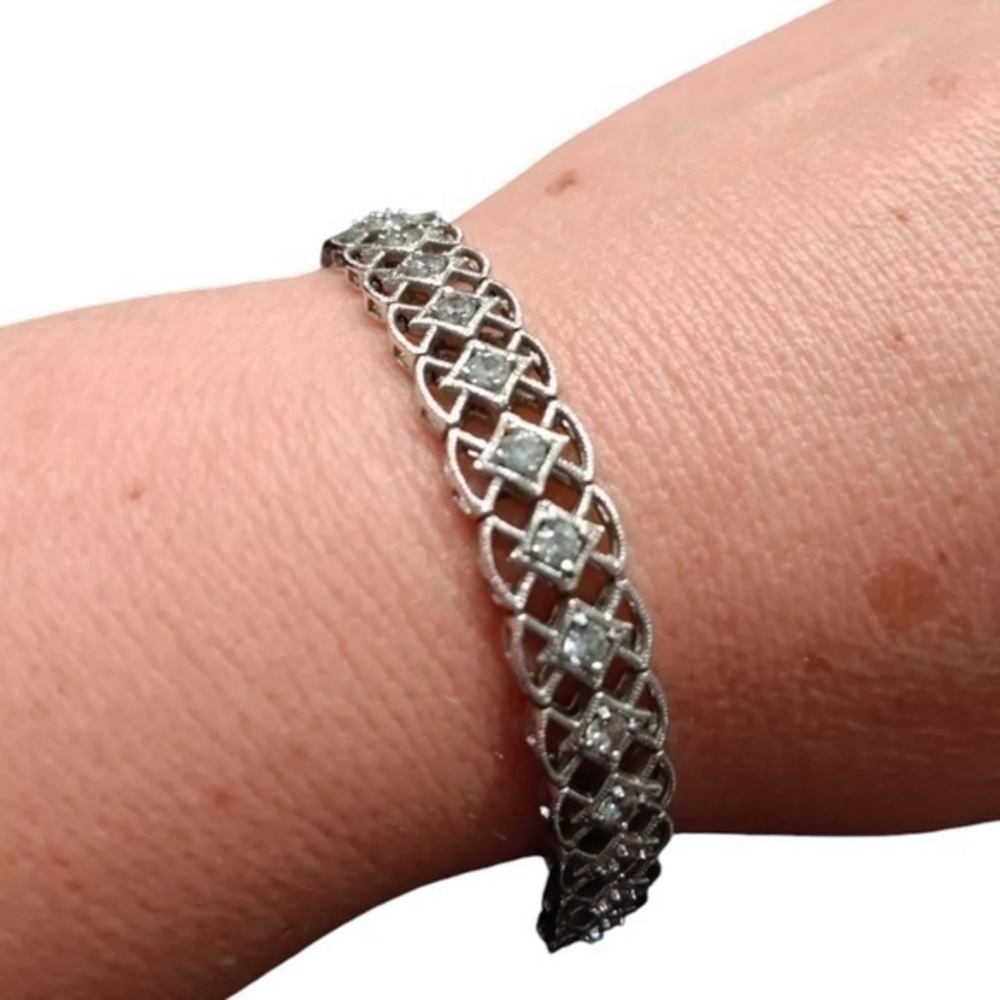Tacori sterling silver Cubic Zirconia bracelet
